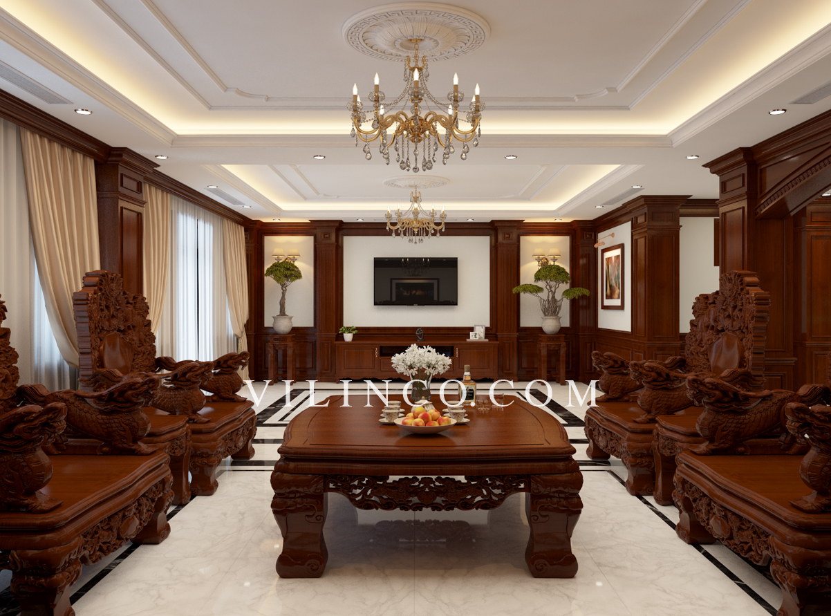 Thiết kế nhà 2 lô tại dự án đại hoàng sơn