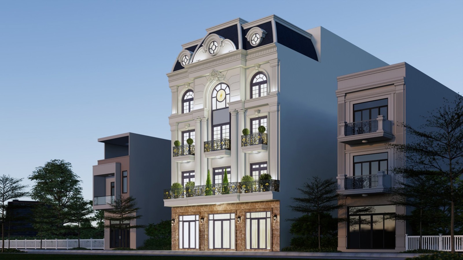 Nhà phố Tân cổ điển